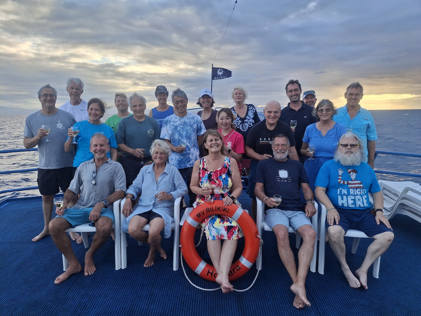 Divers onboard the Bilikiki Solomon Islands